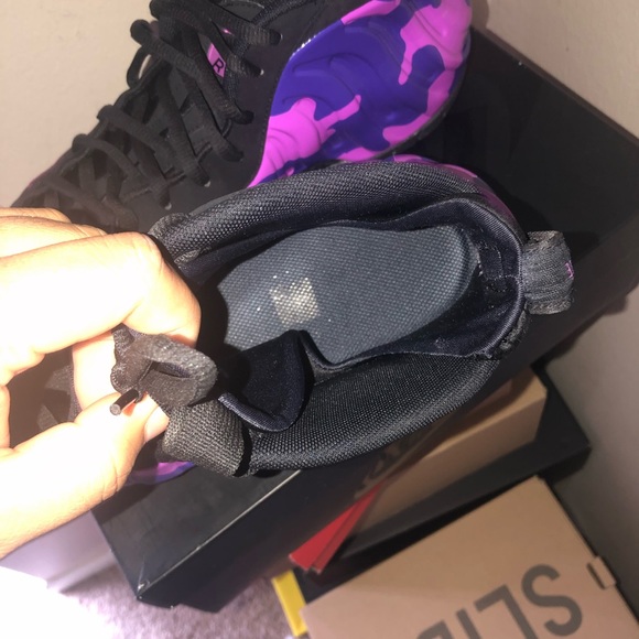 Foamposite purple camo